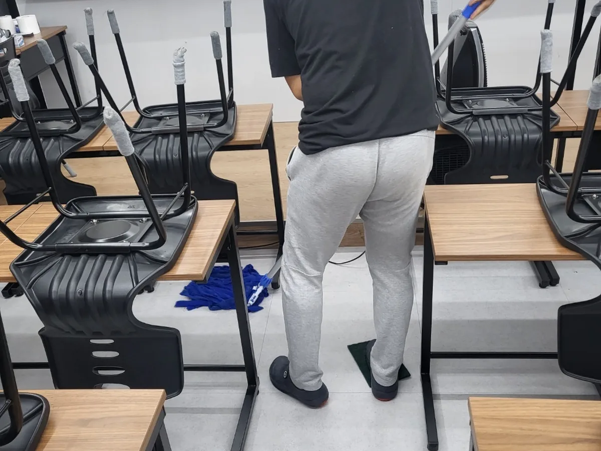 논산시 성동면 학교 교장실·교무실 위생청소 사례 - 행진크린